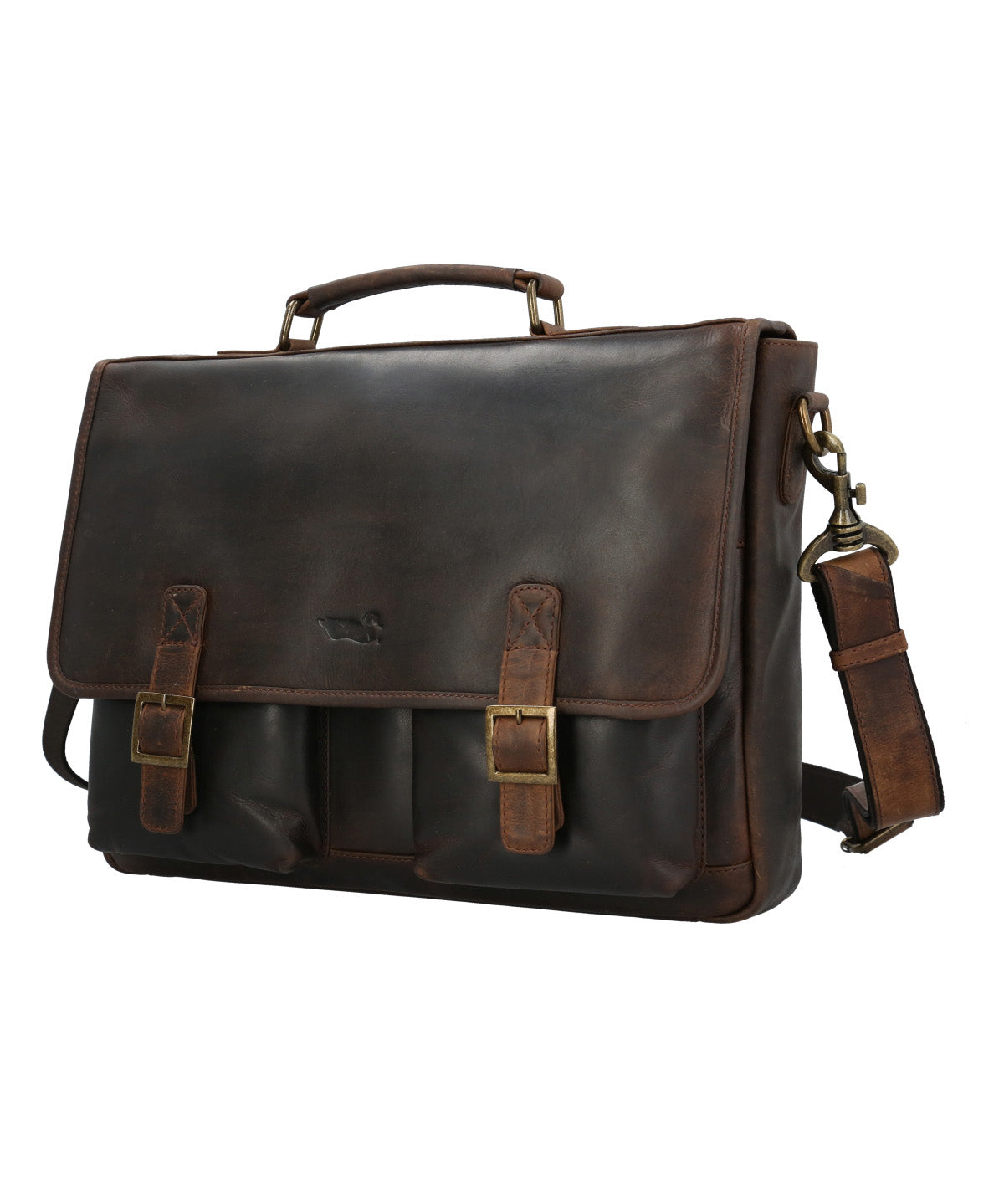 Maletin Cuero Hombre Tc Trani Bag Café Rockford