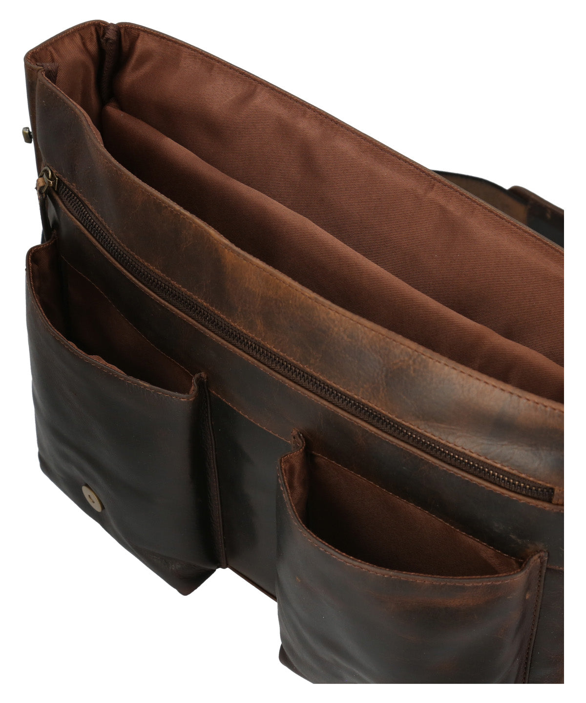 Maletin Cuero Hombre Tc Trani Bag Café Rockford