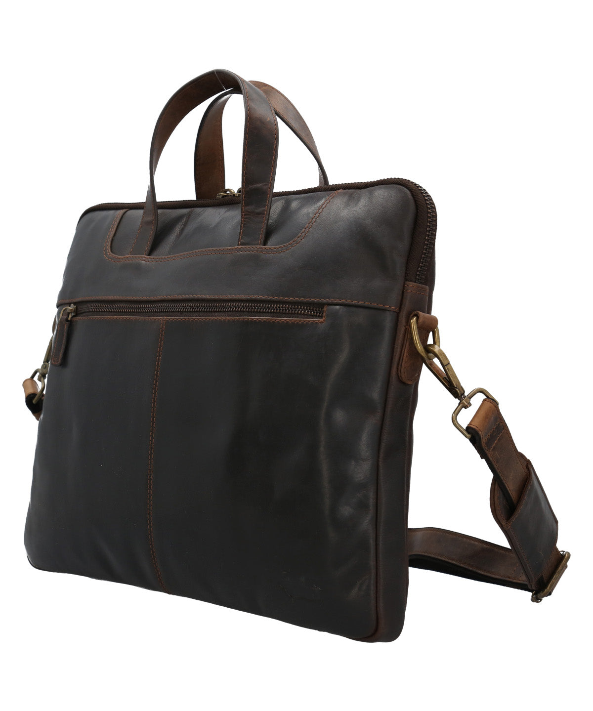 Maletin Cuero Hombre Tc Tivoli Bag Café Rockford