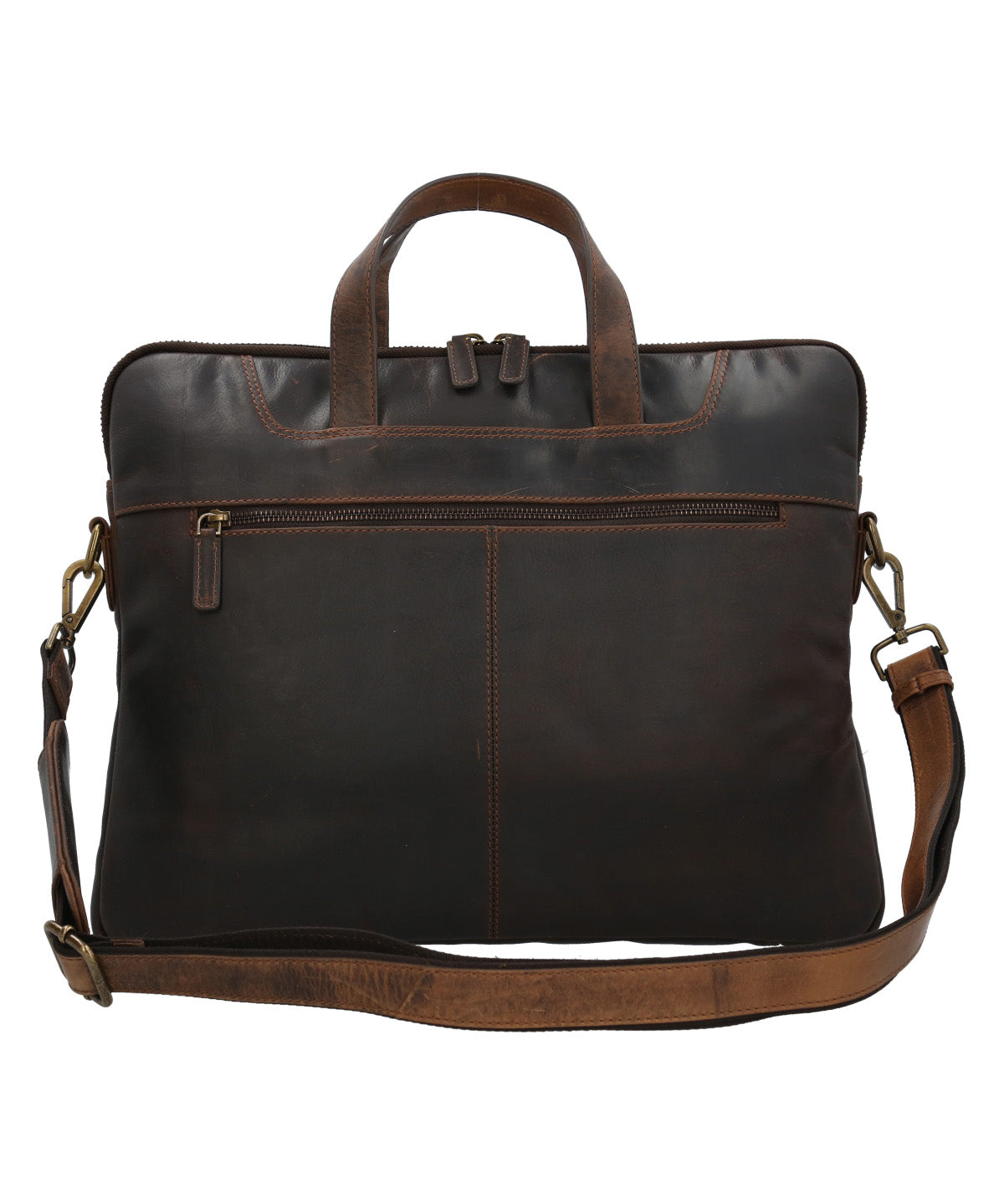 Maletin Cuero Hombre Tc Tivoli Bag Café Rockford