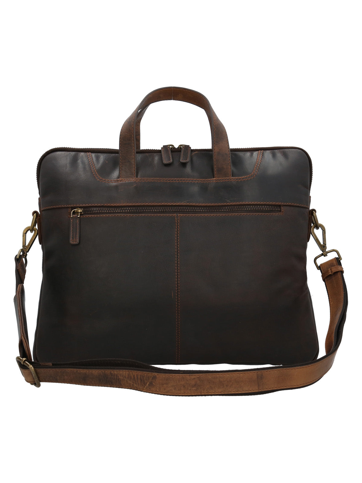 Maletin Cuero Hombre Tc Tivoli Bag Café Rockford