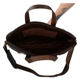 Maletin Cuero Hombre Tc Tivoli Bag Café Rockford