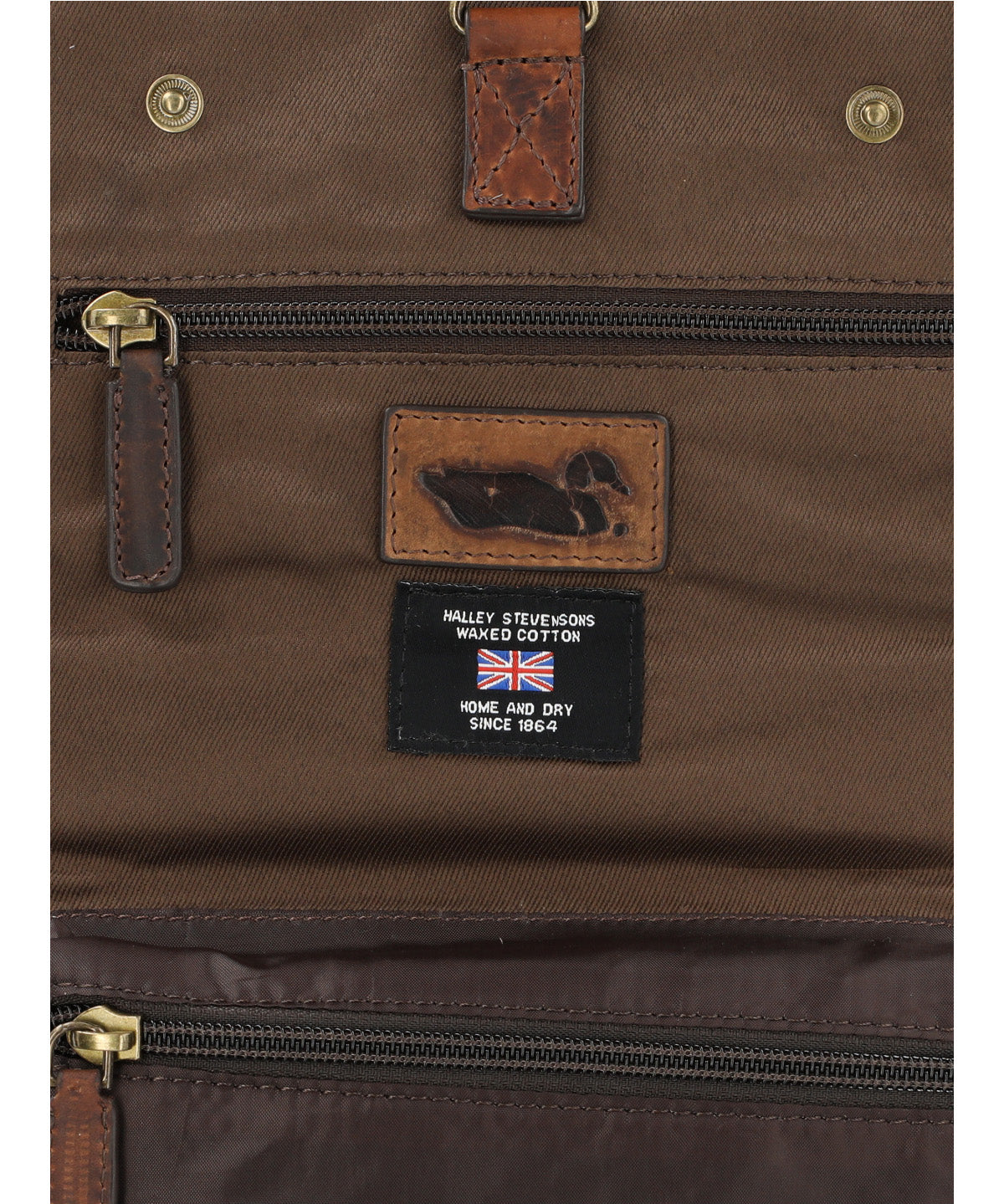 Necessaire Canvas Engrasado Inglés Y Cuero Hombre Uk Bristol Neceser Café Rockford