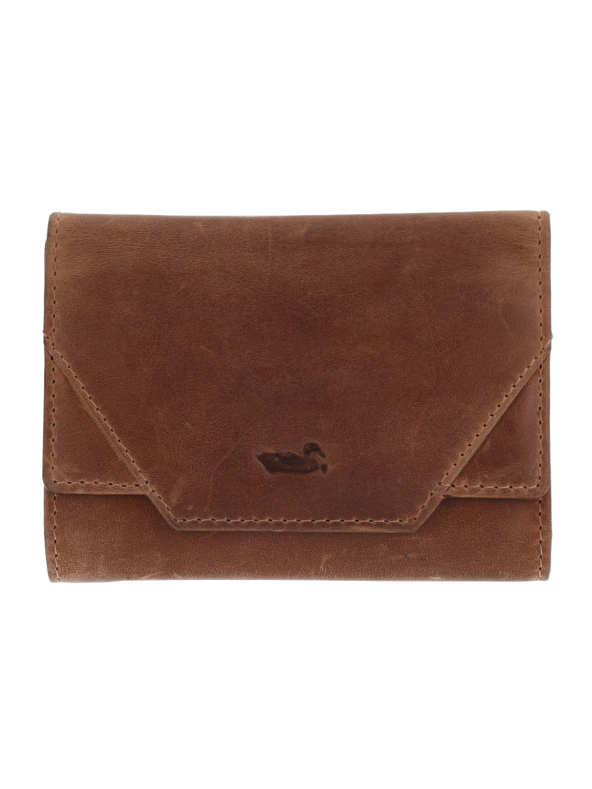 Billetera Cuero Hombre Fd Trieste Triple Café Rockford