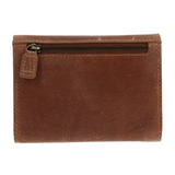 Billetera Cuero Hombre Fd Trieste Triple Café Rockford