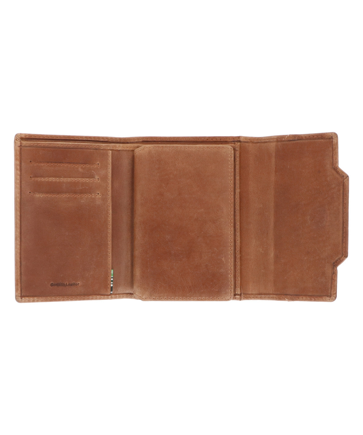 Billetera Cuero Hombre Fd Trieste Triple Café Rockford