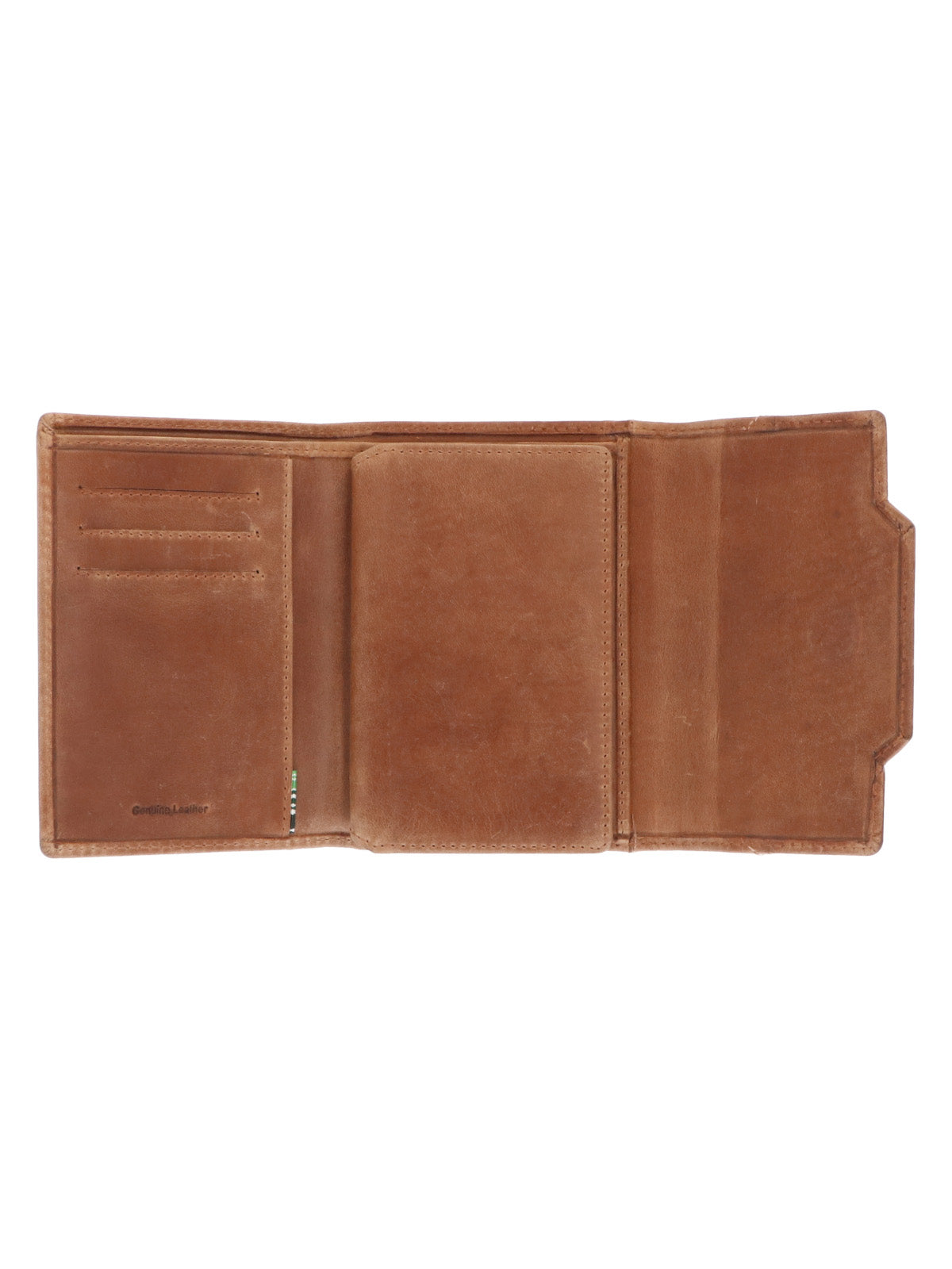 Billetera Cuero Hombre Fd Trieste Triple Café Rockford
