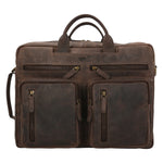 Maletin Cuero Hombre Ks Kurt Backbag Café Rockford