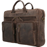 Maletin Cuero Hombre Ks Kurt Backbag Café Rockford