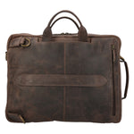Maletin Cuero Hombre Ks Kurt Backbag Café Rockford