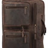 Maletin Cuero Hombre Ks Kurt Backbag Café Rockford