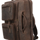 Maletin Cuero Hombre Ks Kurt Backbag Café Rockford