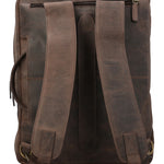 Maletin Cuero Hombre Ks Kurt Backbag Café Rockford