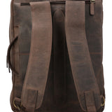Maletin Cuero Hombre Ks Kurt Backbag Café Rockford