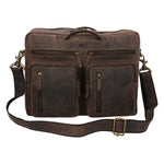 Maletin Cuero Hombre Ks Kurt Backbag Café Rockford