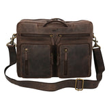 Maletin Cuero Hombre Ks Kurt Backbag Café Rockford