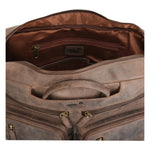 Maletin Cuero Hombre Ks Kurt Backbag Café Rockford