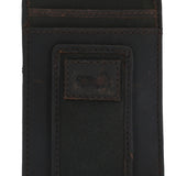 Tarjetero Canvas Engrasado Inglés Y Cuero Hombre Uk York Cardholder Café Rockford