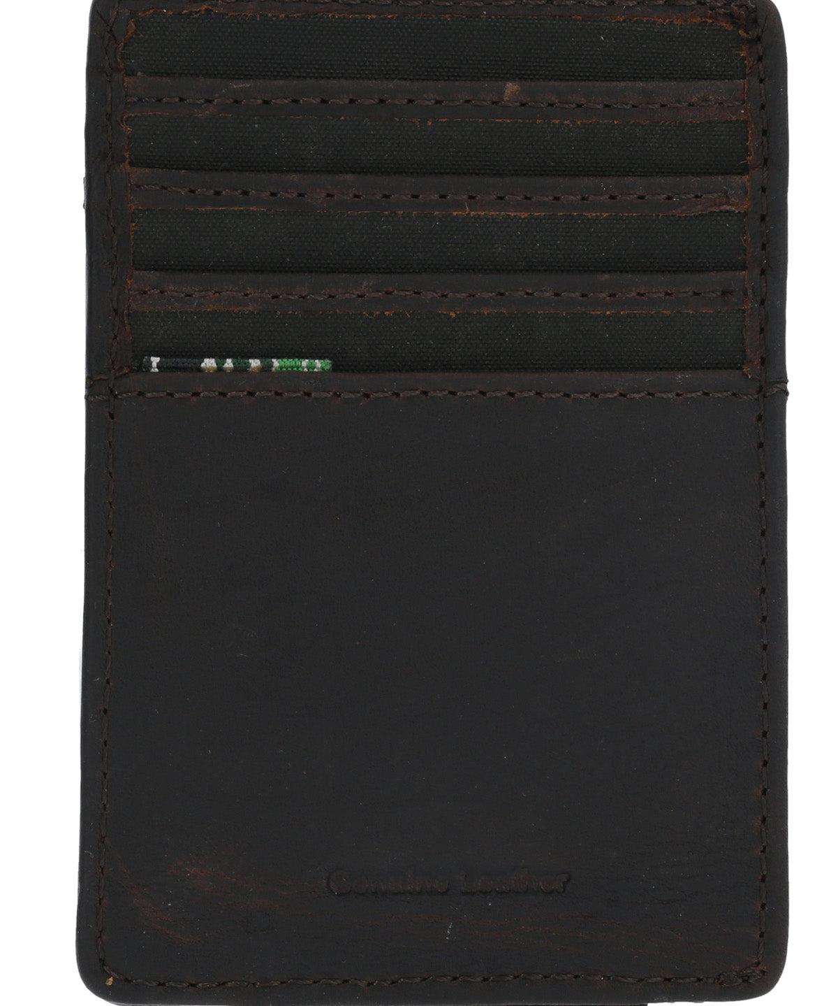 Tarjetero Canvas Engrasado Inglés Y Cuero Hombre Uk York Cardholder Café Rockford