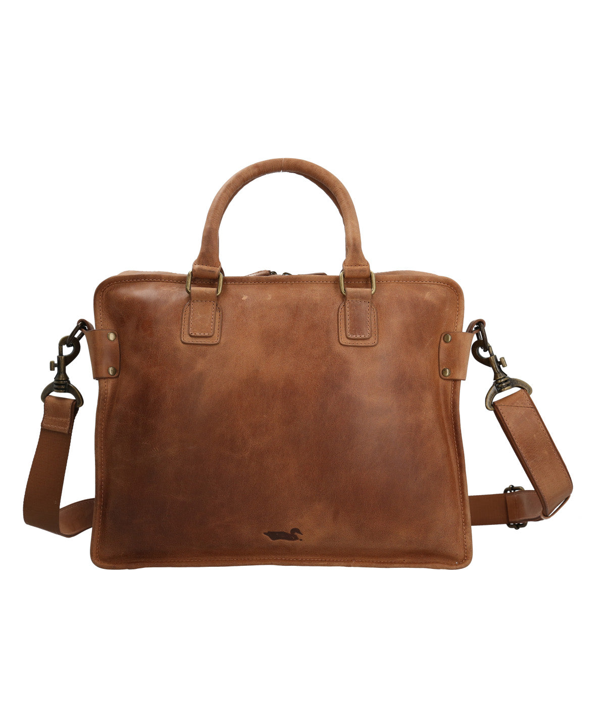 Maletin Cuero Hombre Fd Congo Bag Café Rockford