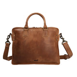 Maletin Cuero Hombre Fd Congo Bag Café Rockford