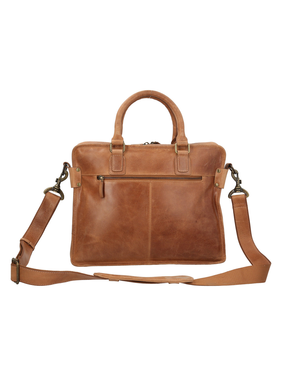 Maletin Cuero Hombre Fd Congo Bag Café Rockford