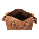Maletin Cuero Hombre Fd Congo Bag Café Rockford