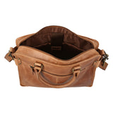 Maletin Cuero Hombre Fd Congo Bag Café Rockford