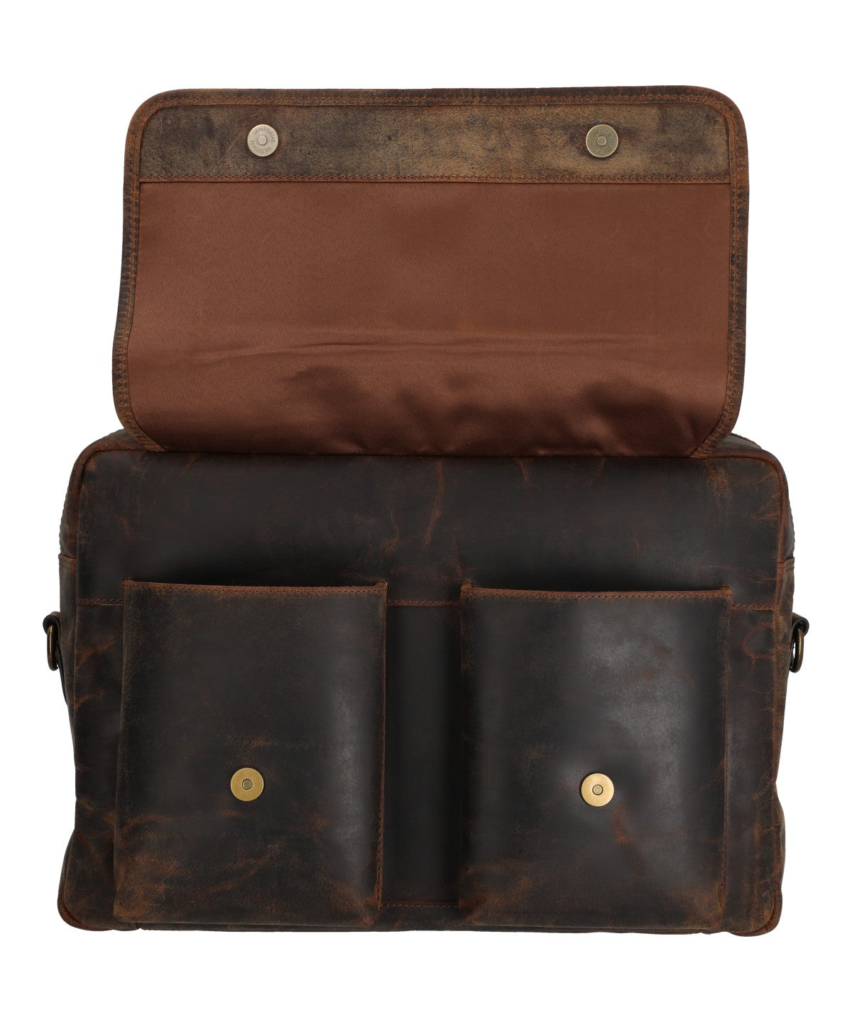Maletin Cuero Hombre Oh Prost Bag Café Rockford