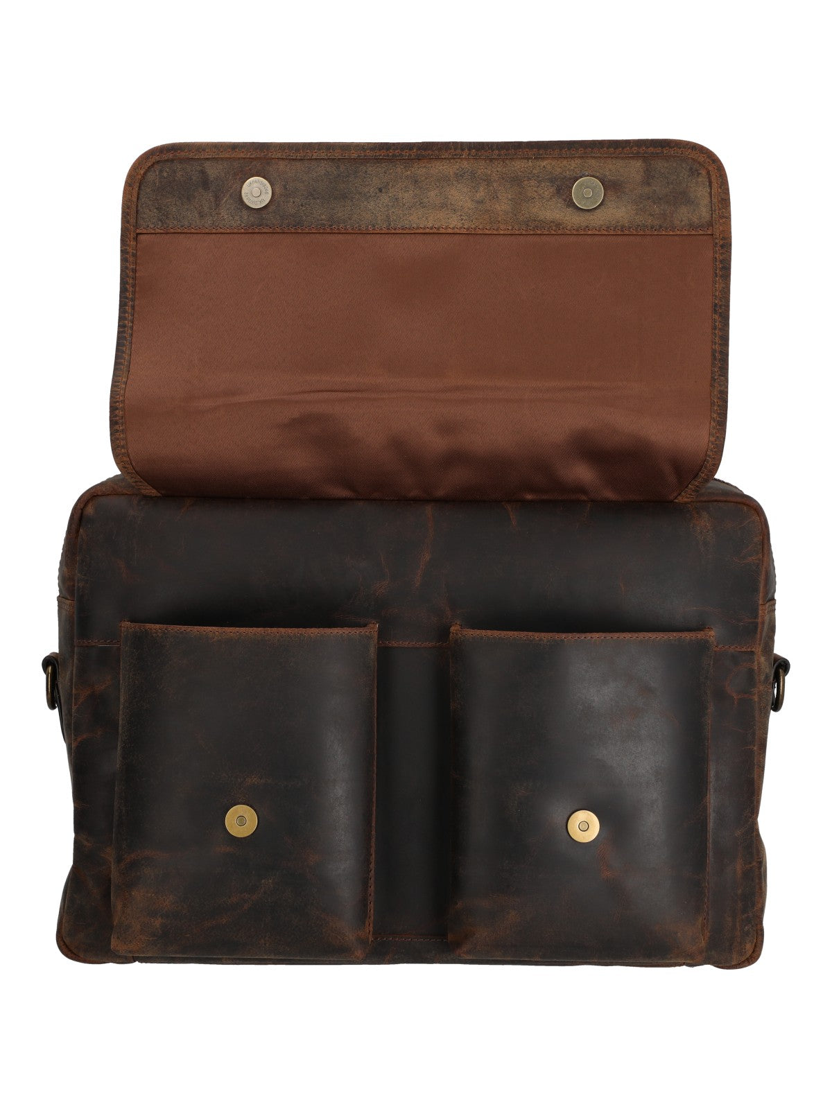 Maletin Cuero Hombre Oh Prost Bag Café Rockford