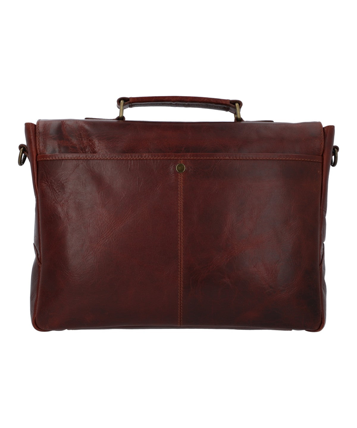Maletin Cuero Hombre Cl Stewart Bag Café Rockford