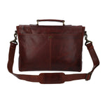 Maletin Cuero Hombre Cl Stewart Bag Café Rockford