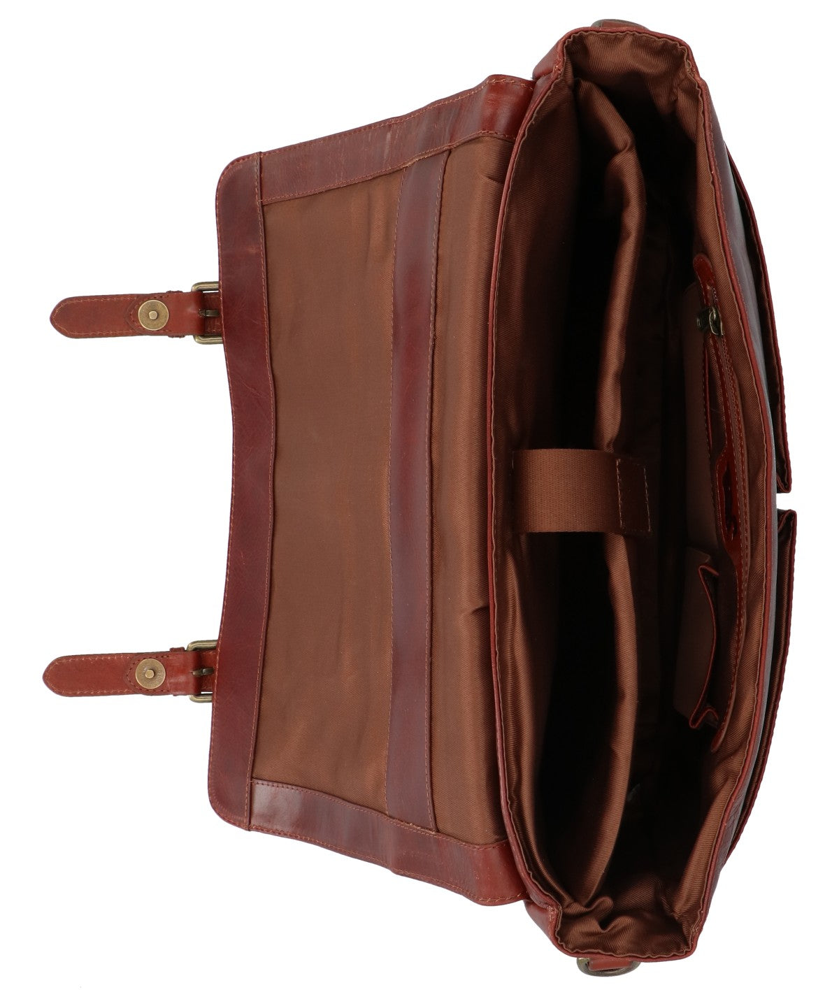 Maletin Cuero Hombre Cl Stewart Bag Café Rockford