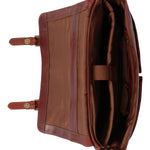 Maletin Cuero Hombre Cl Stewart Bag Café Rockford