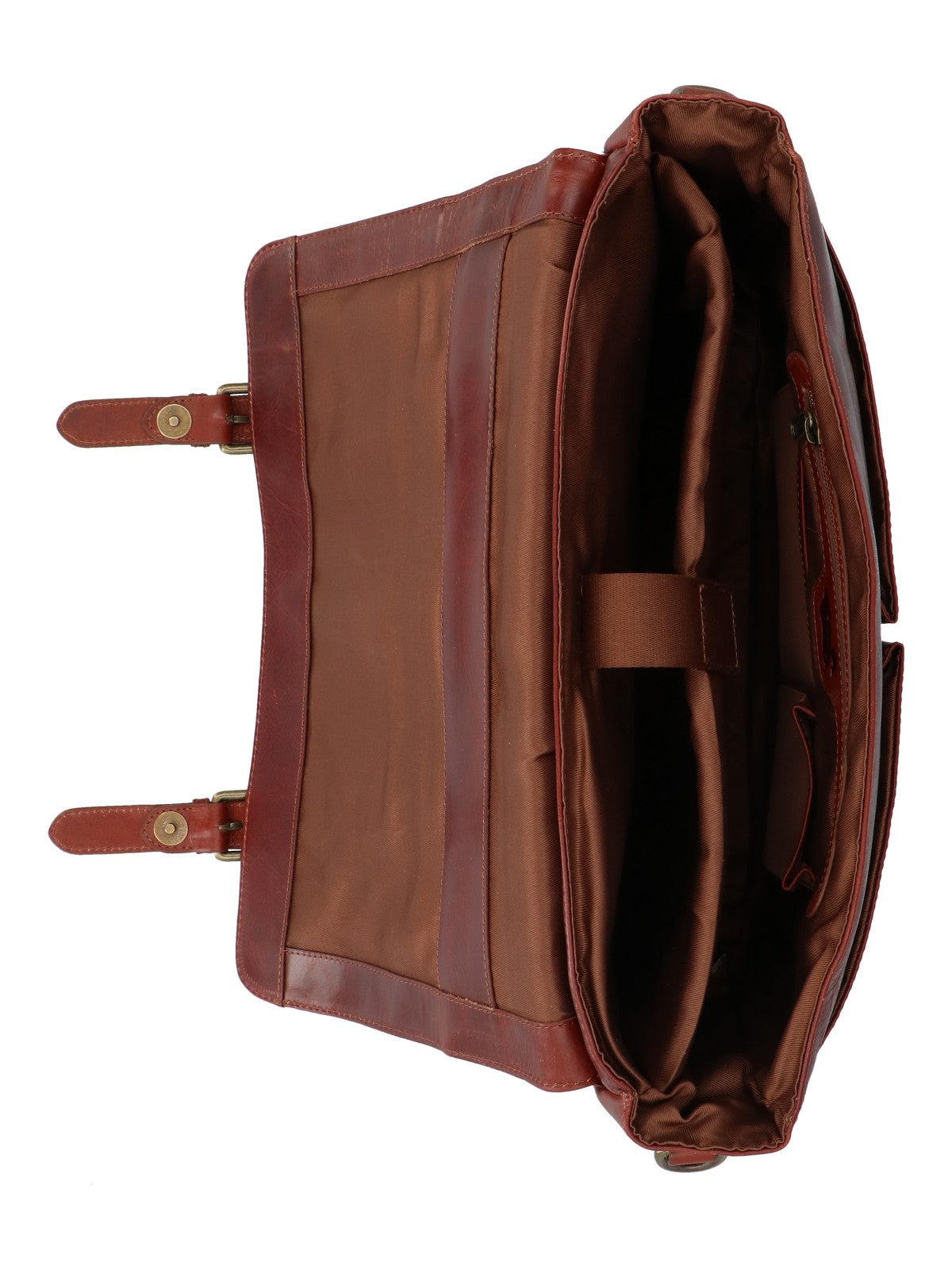Maletin Cuero Hombre Cl Stewart Bag Café Rockford