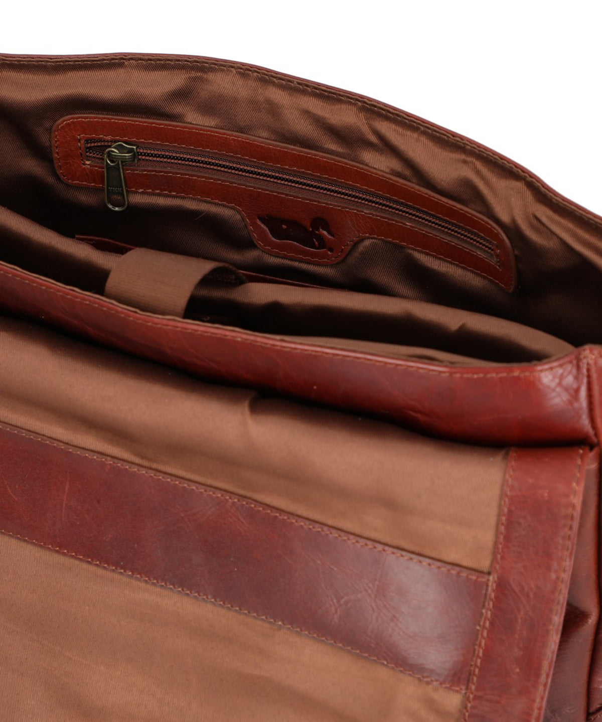 Maletin Cuero Hombre Cl Stewart Bag Café Rockford