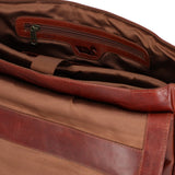 Maletin Cuero Hombre Cl Stewart Bag Café Rockford