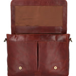 Maletin Cuero Hombre Cl Stewart Bag Café Rockford