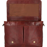 Maletin Cuero Hombre Cl Stewart Bag Café Rockford