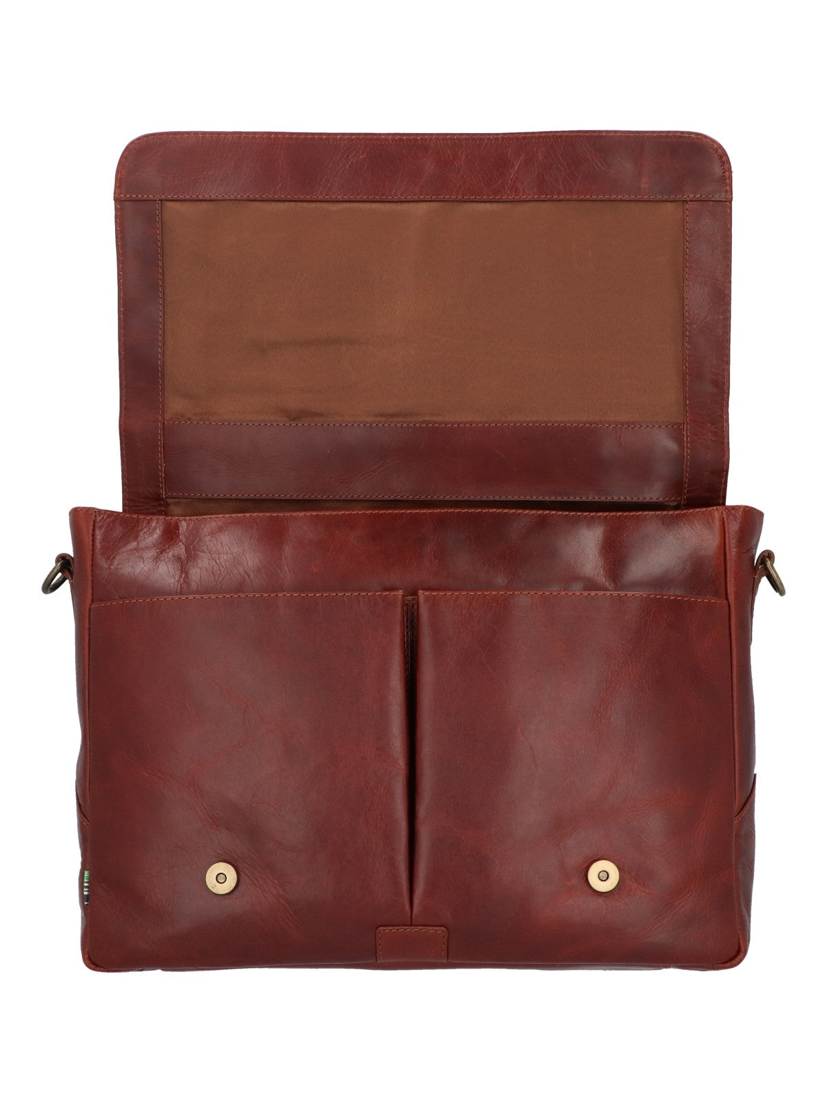 Maletin Cuero Hombre Cl Stewart Bag Café Rockford