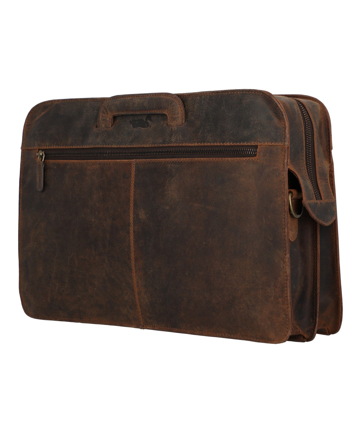 Maletin Cuero Hombre Oh Norris Bag Café Rockford