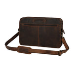 Maletin Cuero Hombre Oh Norris Bag Café Rockford