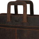 Maletin Cuero Hombre Oh Norris Bag Café Rockford