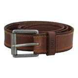 Cinturon Cuero Hombre Rf Festa Café Rockford