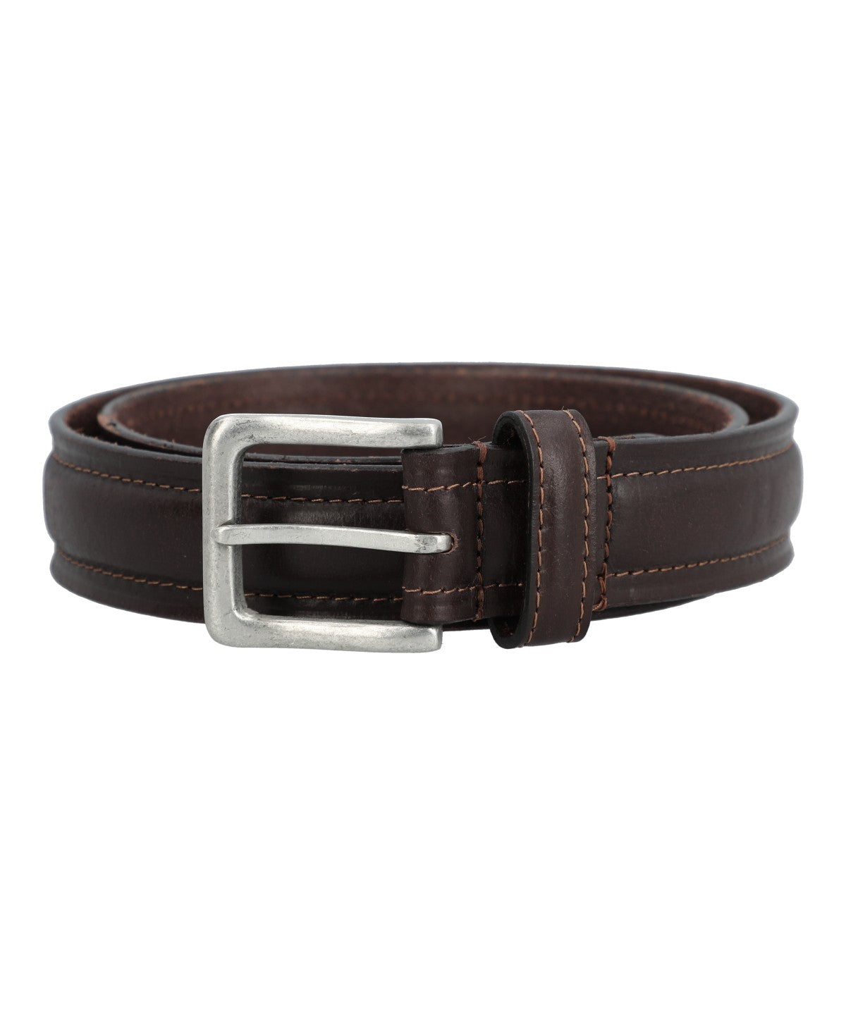 Cinturon Cuero Hombre Rf Fanti Café Rockford