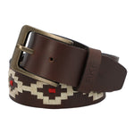 Cinturon Cuero Hombre Rf Fusi Café Rockford