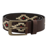 Cinturon Cuero Hombre Rf Fusi Café Rockford