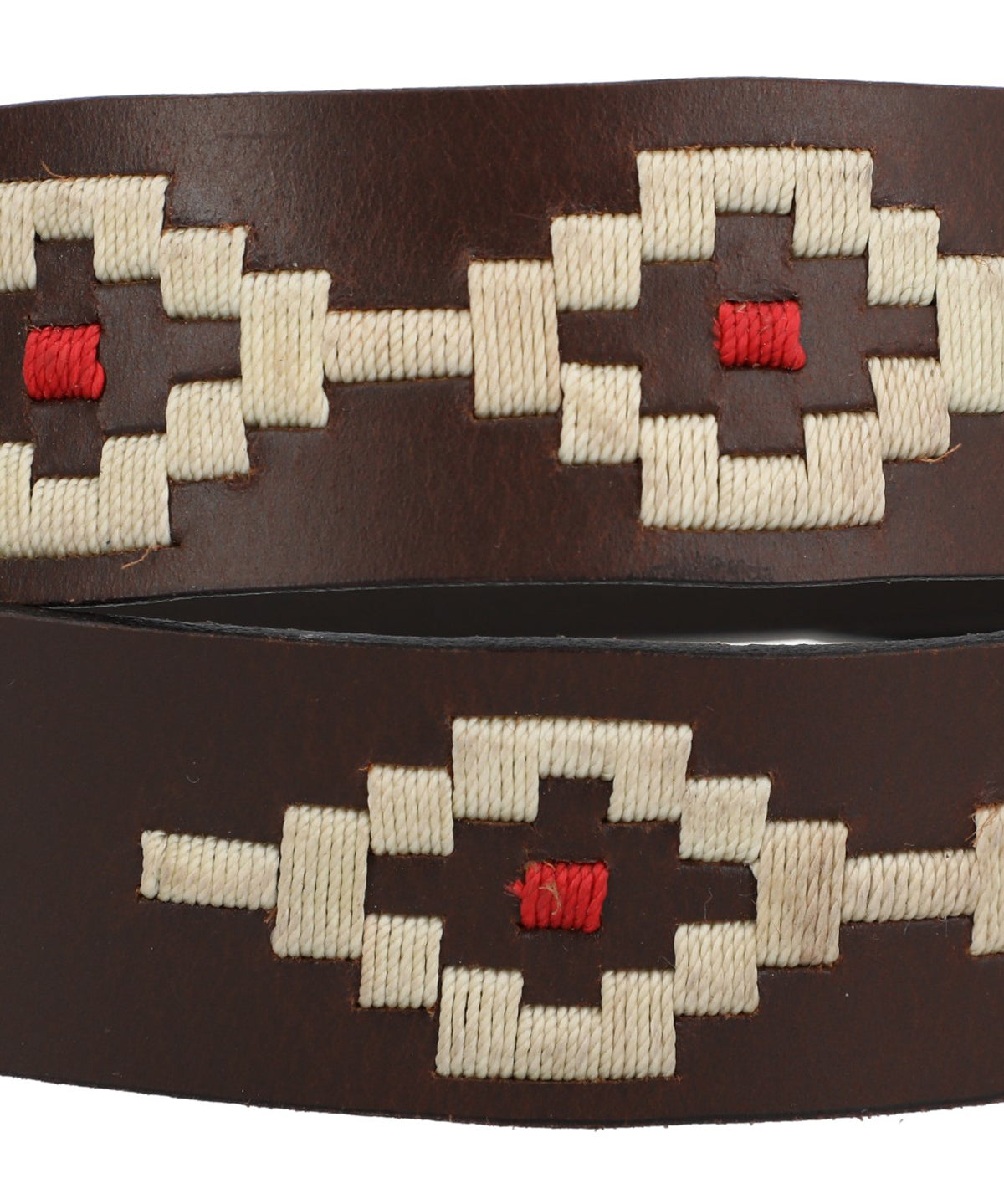 Cinturon Cuero Hombre Rf Fusi Café Rockford