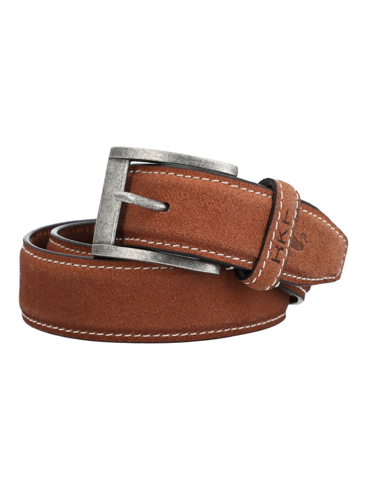 Cinturon Cuero Hombre Rf Filippi Café Rockford