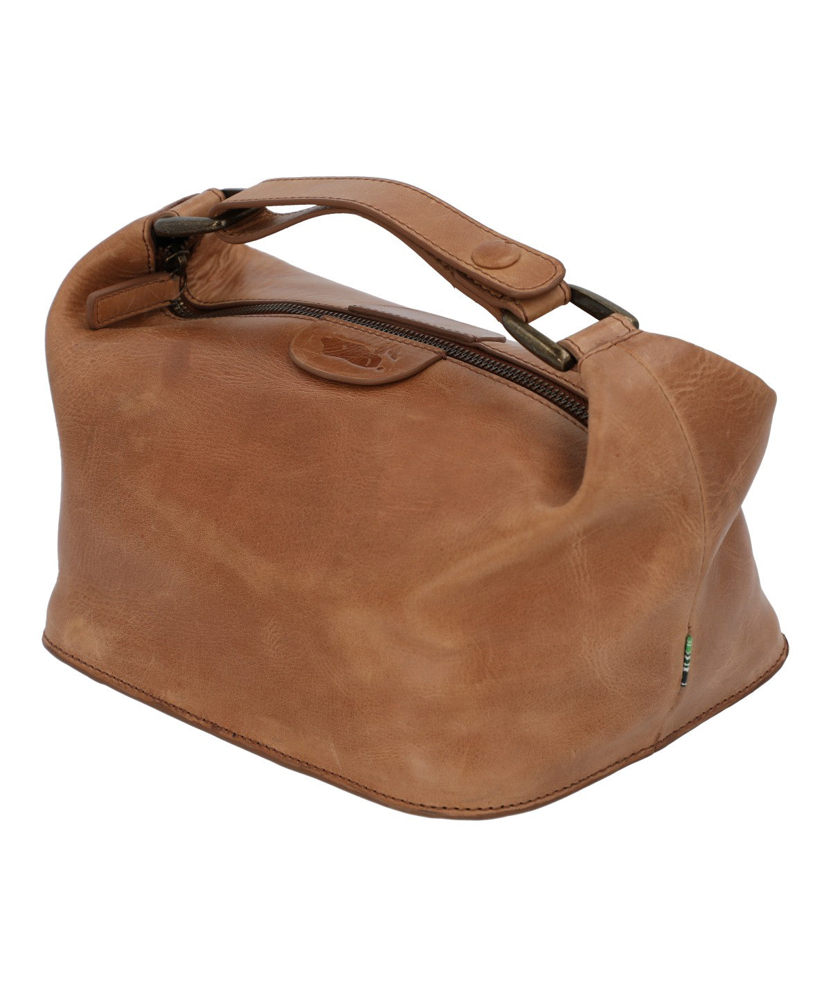 Necessaire Cuero Hombre Fd Toiletry Bag Café Rockford